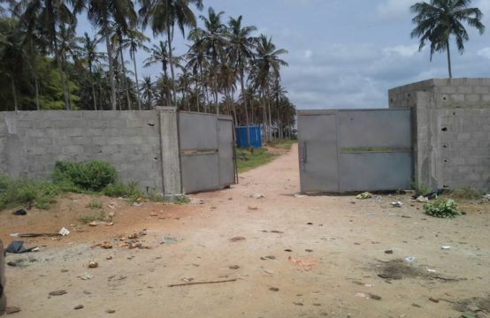 TERRAIN A VENDRE SUR ROUTE BASSAM